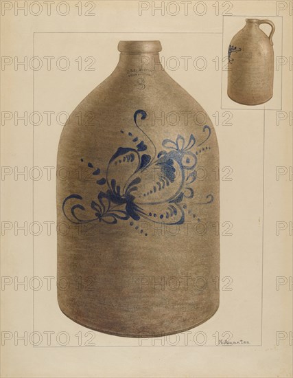 Jug, c. 1936. Creator: Nicholas Amantea.