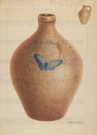 Jar, c. 1937. Creator: Nicholas Amantea.