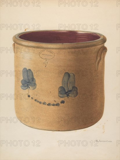 Crock, probably 1937/1938. Creator: Nicholas Amantea.