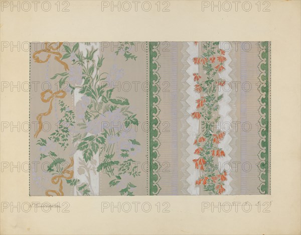 Wall Paper, c. 1937. Creator: Nicholas Acampora.