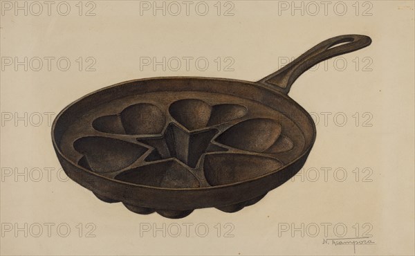 Muffin Pan, c. 1939. Creator: Nicholas Acampora.