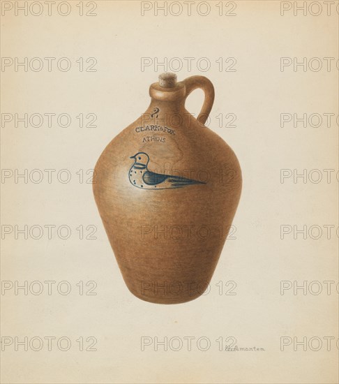 Jug, c. 1938. Creator: Nicholas Amantea.