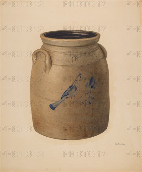 Jar, c. 1939. Creator: Nicholas Amantea.