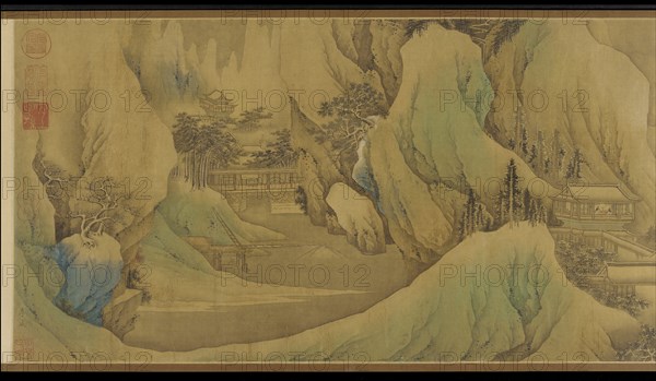 Traveling at Dawn in the Snowy Foothills, Qing dynasty, 17th century. Creator: Fan Qi.