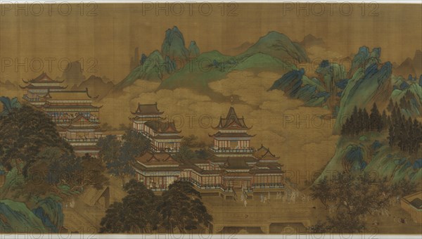 The Peach Festival of the Queen Mother of the West, Ming or Qing dynasty, 17th-18th century. Creator: Unknown.