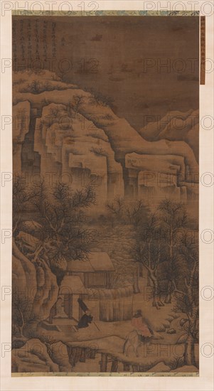 Visiting a friend after snowfall without a meeting, Ming dynasty, 16th-17th century. Creator: Unknown.