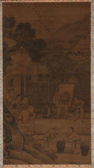 Expelling Demons from the House, Ming dynasty, 16th century. Creator: Unknown.
