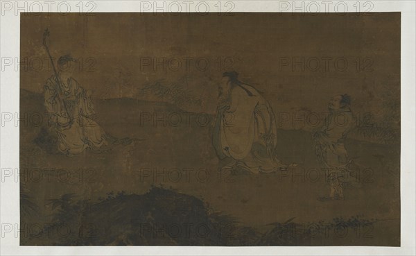 Zhongli Quan Seeking the Dao, Ming dynasty, 15th century. Creator: Unknown.