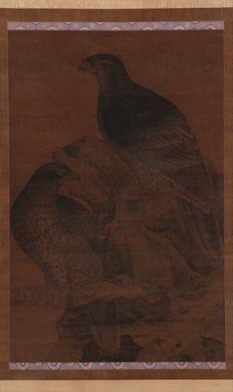 Two Eagles, Ming dynasty, 1368-1644. Creator: Unknown.