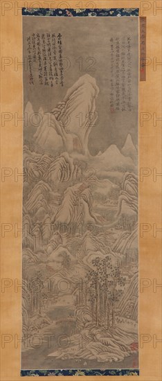 Winter Landscape, Ming or Qing dynasty, 16th-17th century. Creator: Unknown.