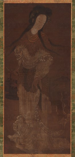Standing Figure of a Female Immortal, Ming dynasty, 16th-17th century. Creator: Unknown.