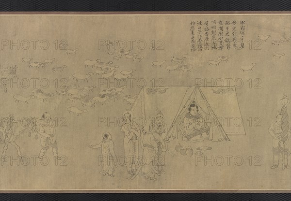 The Captivity of Cai Wenji, Ming dynasty, 14th-15th century. Creator: Unknown.