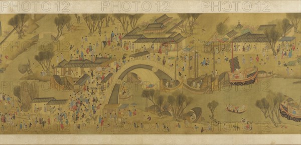 Spring Festival on the River, Qing dynasty, 18th century. Creator: Unknown.