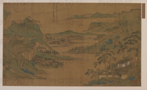 A broad view of mountains and water, Ming dynasty, 16th century. Creator: Unknown.