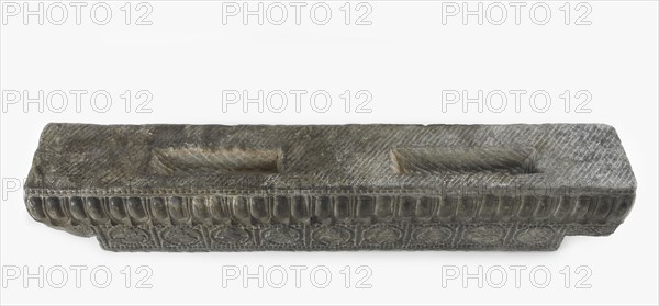 Lateral stretcher from the base of a funerary couch..., Period of Division, Northern Qi dynasty, 550 Creator: Unknown.