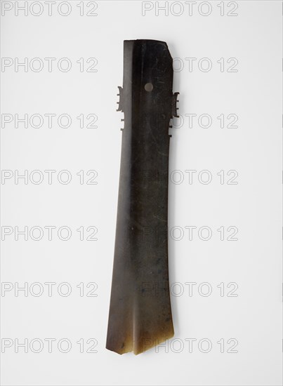 Forked blade (zhang ?), Late Neolithic period, ca. 2000-1600 BCE. Creator: Unknown.