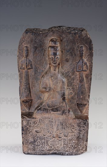 Buddhist stele, Northern Wei dynasty, dated 511. Creator: Unknown.