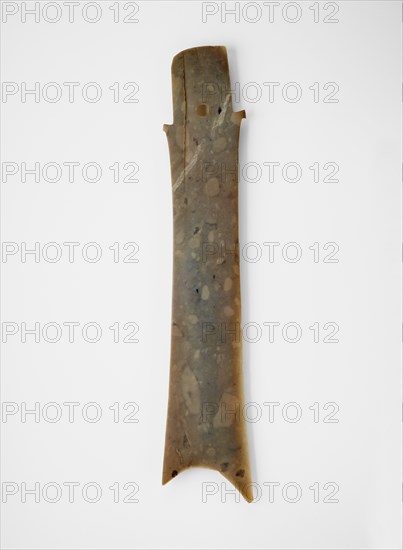 Forked blade (zhang ?), Late Neolithic period, ca. 2000-1700 BCE. Creator: Unknown.