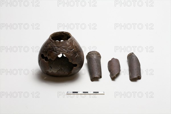 Four pieces of a mouth organ (sheng), Warring States period, 475-221 BCE. Creator: Unknown.