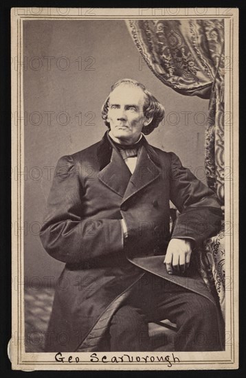Portrait of George Scarborough, 1862-1863. Creator: Addis & Noel.
