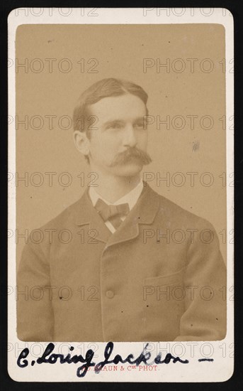 Portrait of Charles Loring Jackson (1847-1935), Circa 1887. Creator: Adolphe Braun.