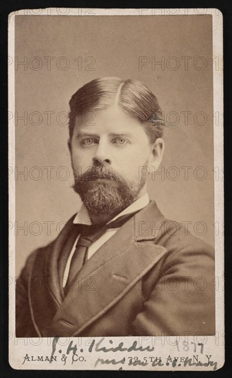 Portrait of Jerome H. Kidder (1842-1889), 1877. Creator: Alman & Co.