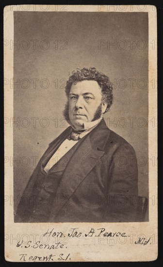 Portrait of James Alfred Pearce (1805-1862), Before 1862. Creator: Edward Anthony.