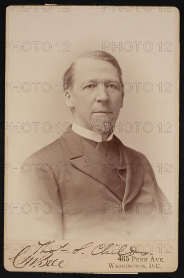 Portrait of Thomas Spencer Childs (1825-1914), Before 1893. Creator: Charles Milton Bell.