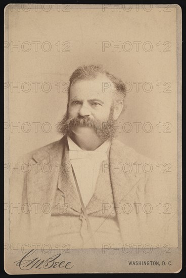 Portrait of John Wesley Powell (1834-1902), Circa 1872. Creator: Charles Milton Bell.