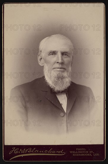 Portrait of Charles Stewart Channell (1820-1906), 1896. Creator: HG Blauchard.