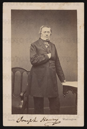 Portrait of Joseph Henry (1797-1878) - Standing, Before 1878. Creator: Mathew Brady.