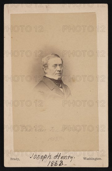 Portrait of Joseph Henry (1797-1878), 1863. Creator: Mathew Brady.