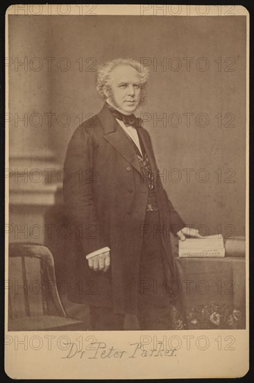 Portrait of Peter Parker (1804-1888), Before 1888. Creator: Mathew Brady.