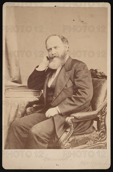 Portrait of John Angel James Creswell (1828-1891), Before 1891. Creator: Brady's National Photographic Portrait Galleries.