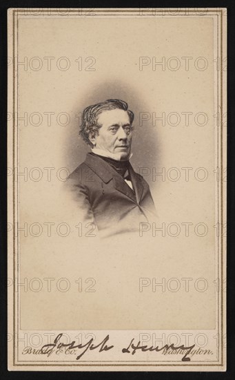 Portrait of Joseph Henry (1797-1878), Between 1858 and 1869. Creator: Brady's National Photographic Portrait Galleries.