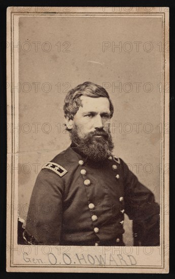 Portrait of General Oliver Otis Howard (1830-1909), Between 1862 and 1869. Creator: Brady's National Photographic Portrait Galleries.