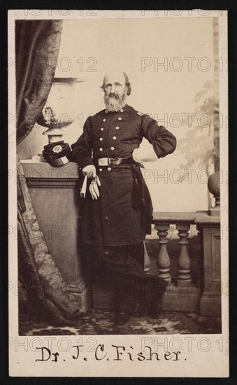Portrait of Dr. James C. Fisher, 1863. Creator: Broadbent & Co.