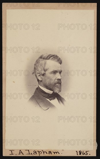 Portrait of Increase Allen Lapham (1811-1875), February 1865. Creator: Hugo Broich.