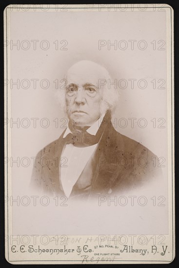 Portrait of Gideon Hawley (1785-1870), Before 1870. Creator: CC Schoonmaker & Co.