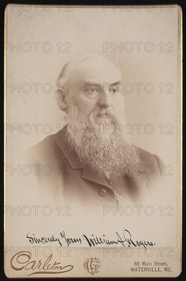 Portrait of William Augustus Rogers (1832-1898), Before 1898. Creator: Charles G Carleton.