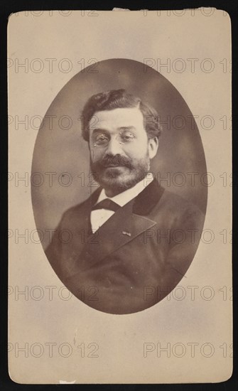 Portrait of Louis Laurent Simonin (1830-1886), Before 1876. Creator: Cayol Freres.
