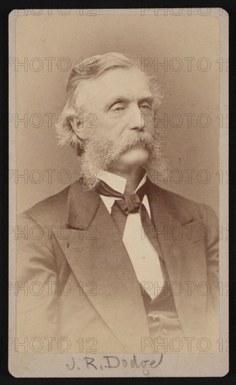 Portrait of Jacob Richards Dodge (1823-1902), 1878. Creator: Samuel Montague Fassett.