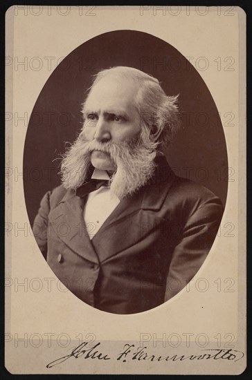 Portrait of John Franklin Farnsworth (1820-1897), Before 1897. Creator: Samuel Montague Fassett.