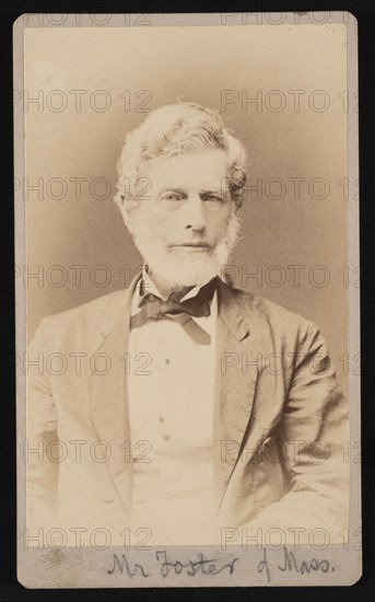 Portrait of Mr. Foster of Massachusetts, Between 1876 and 1880. Creator: Samuel Montague Fassett.