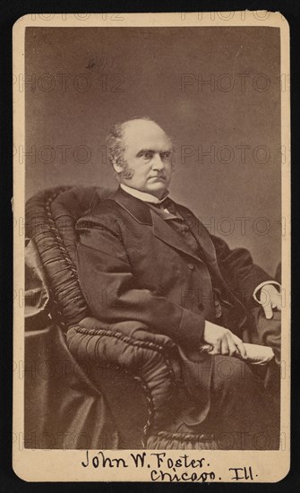 Portrait of John Wells Foster (1815-1873), Between 1872 and 1873. Creator: Samuel Montague Fassett.