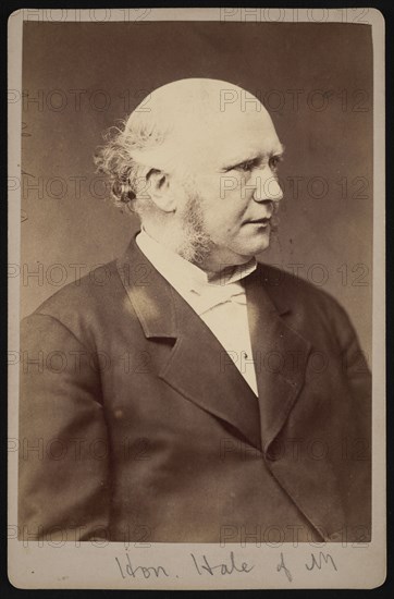 Portrait of Robert Safford Hale (1822-1881), Before 1881. Creator: Samuel Montague Fassett.