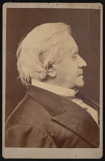 Portrait of Joseph Henry (1797-1878), December 1875. Creator: Samuel Montague Fassett.