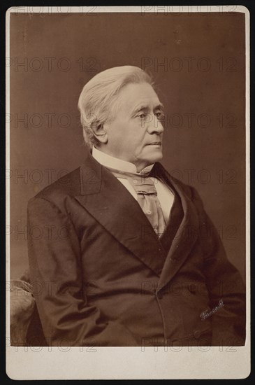 Portrait of Joseph Henry (1797-1878), December 1875. Creator: Samuel Montague Fassett.