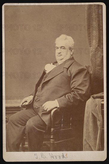Portrait of Dr. T.B. Hood, Between 1876 and 1880. Creator: Samuel Montague Fassett.