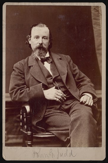 Portrait of John Gough Judd (1824-1895), Between 1876 and 1880. Creator: Samuel Montague Fassett.